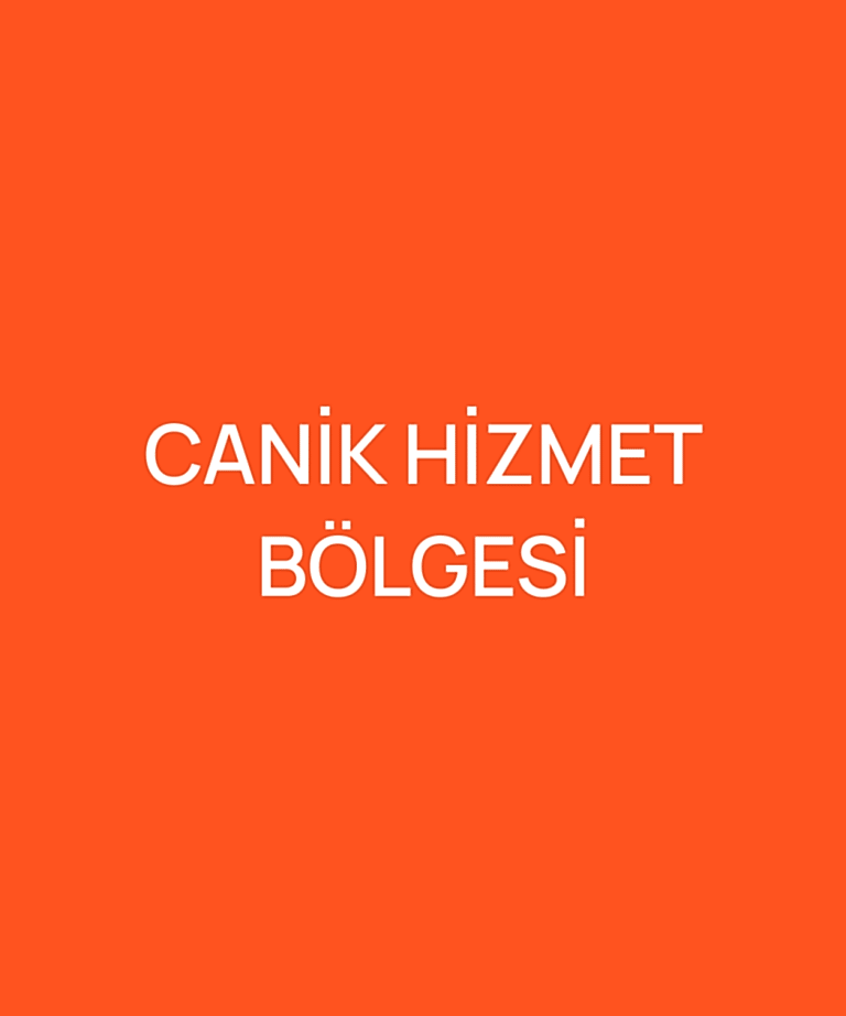 CANİK HİZMET BÖLGESİ